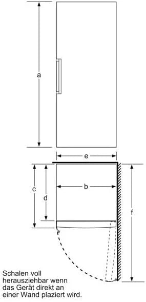 Siemens GS54NAWCV iQ500 Gefrierschrank, 176 x 70 cm, 327 L, noFrost nie wieder abtauen, bigBox Platz für großes Gefriergut, varioZone flexible Glas-und Schubladen, Weiß