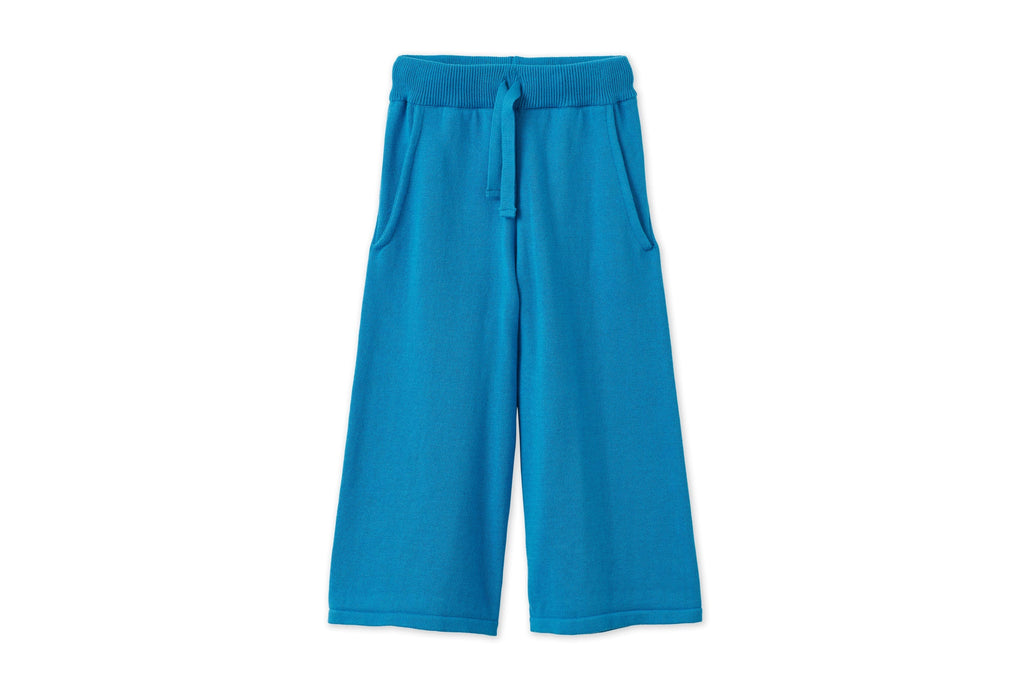 Organic Knit Wide Leg Trousers