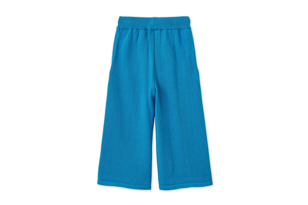 Organic Knit Wide Leg Trousers