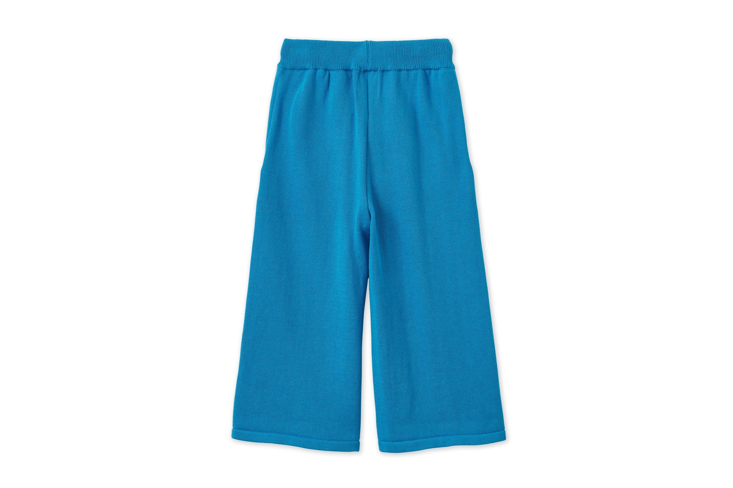 Organic Knit Wide Leg Trousers