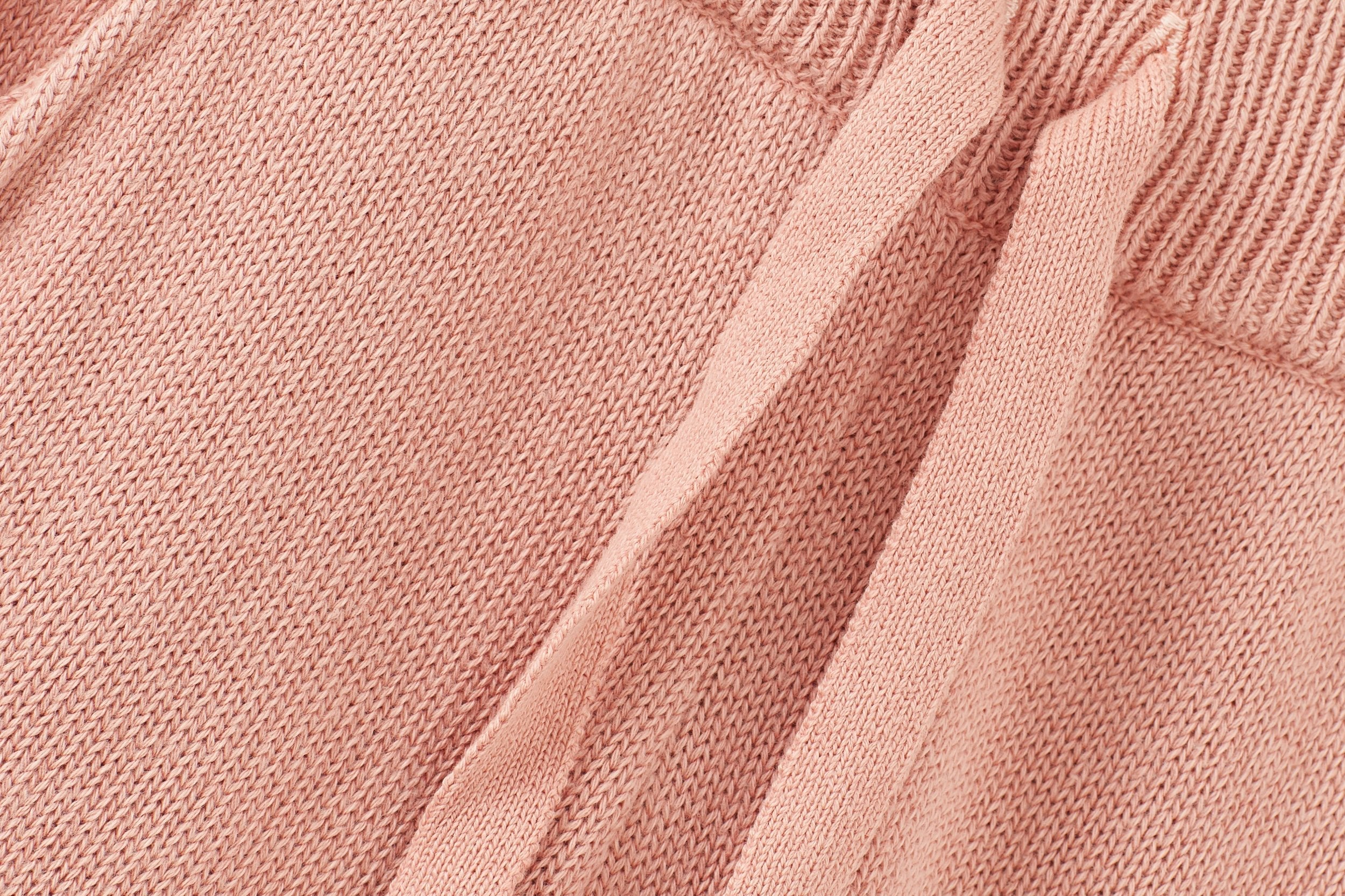 Organic Knit Joggers - Pink