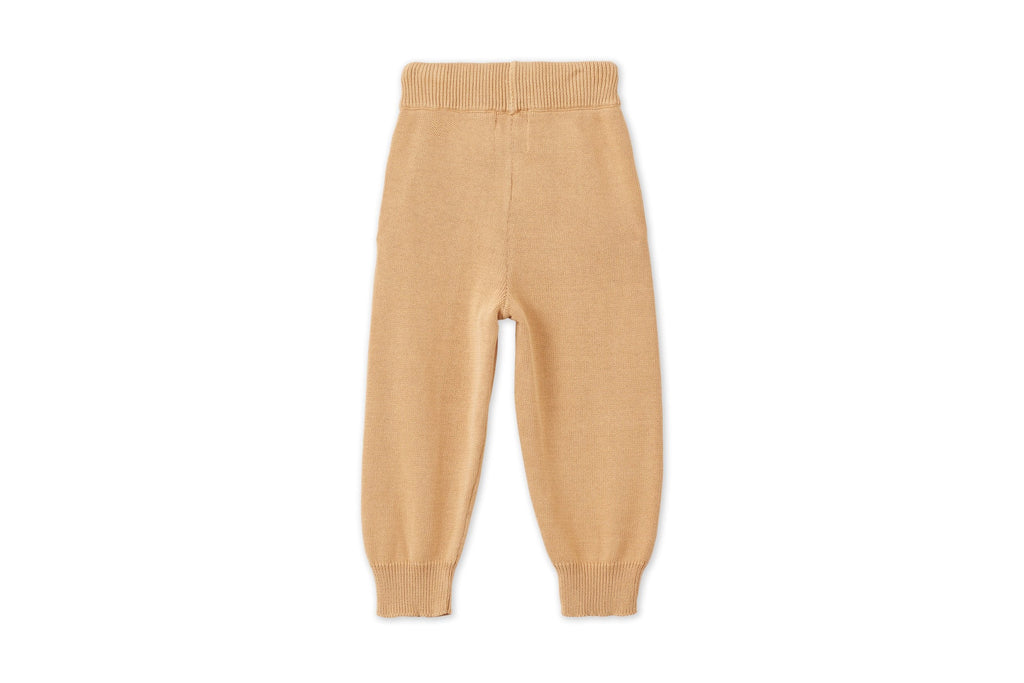Organic Knit Joggers - Sandstone