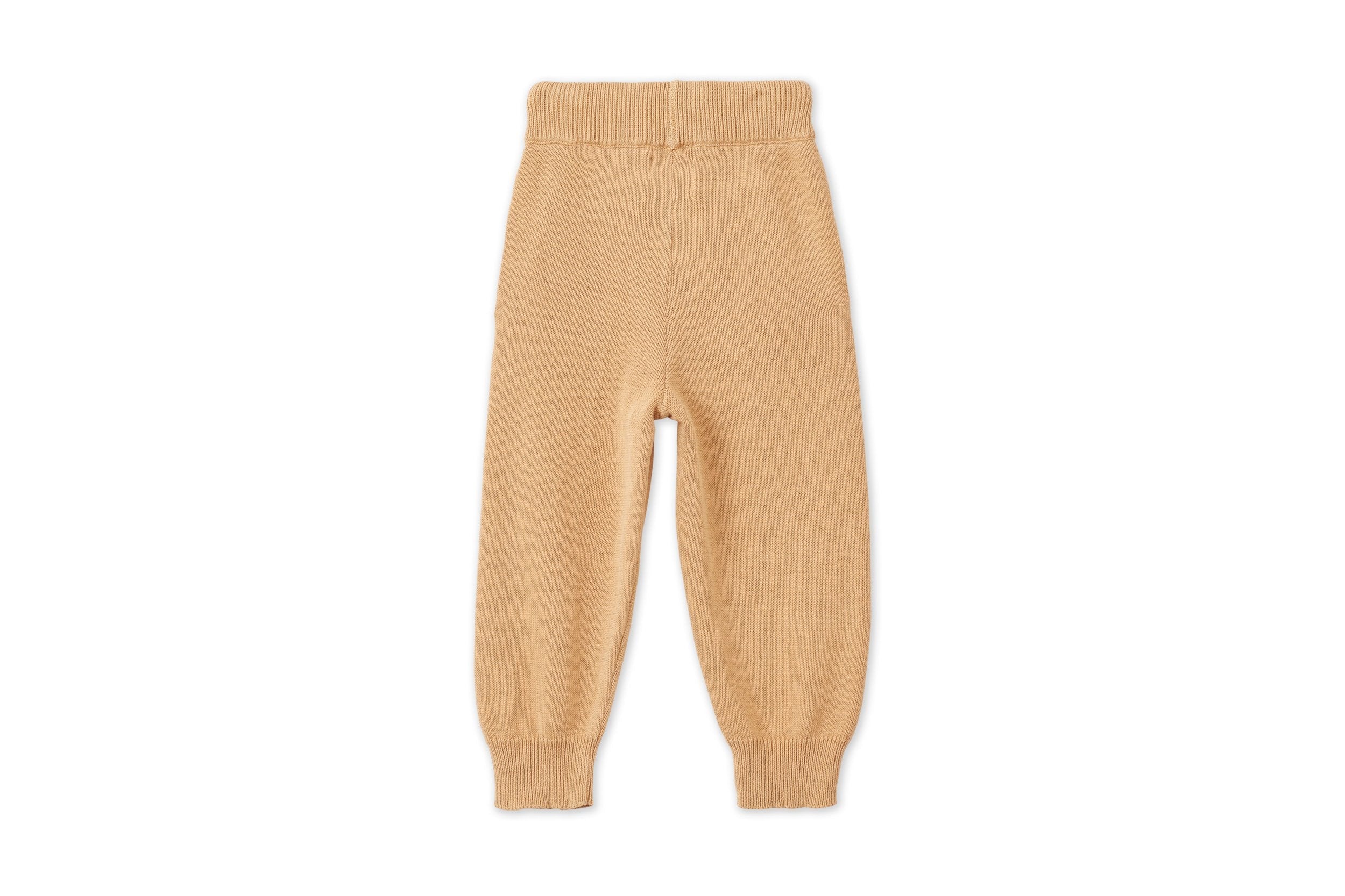Organic Knit Joggers - Sandstone