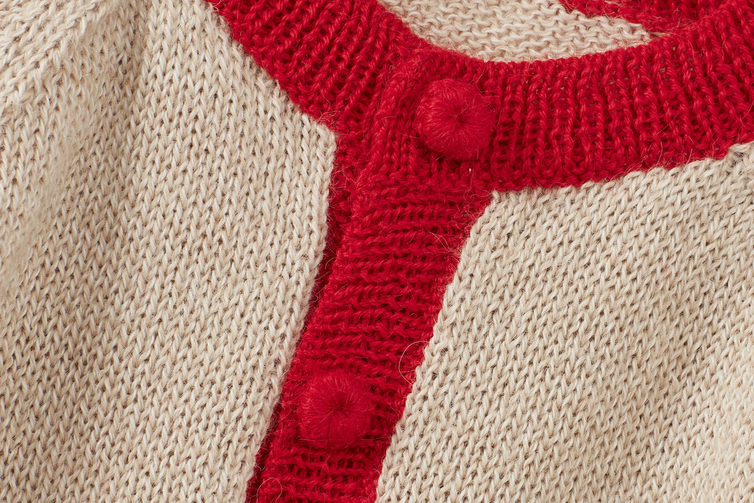 Baby Alpaca Cardigan, Multi Colour Block