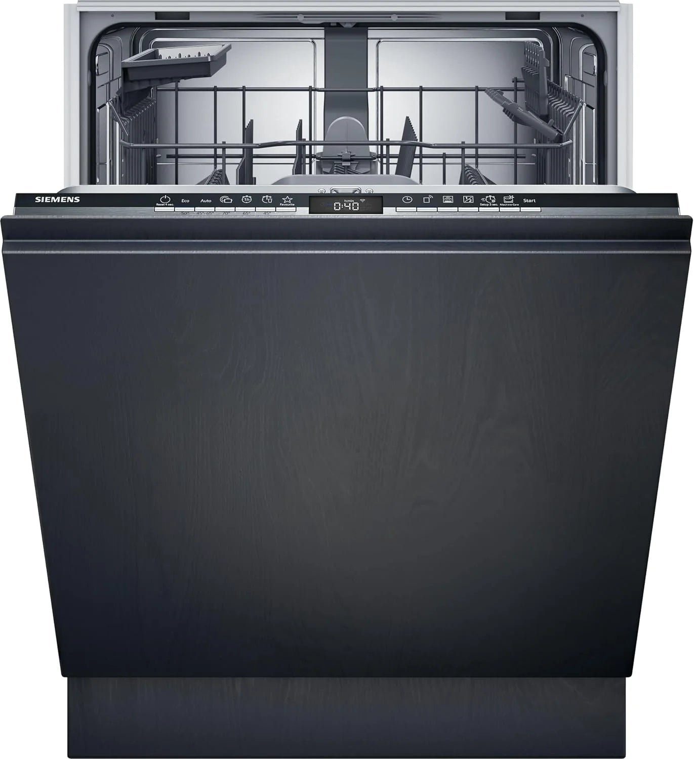 Siemens SN63EX06VE, iQ300 Smarter Geschirrspüler, Vollintegrierte Spülmaschine, 60 cm, Besteckschublade, Extra leise, varioSpeed, Automatische Türöffnung, Dreifach rackMatic, infoLight, intesiveZone