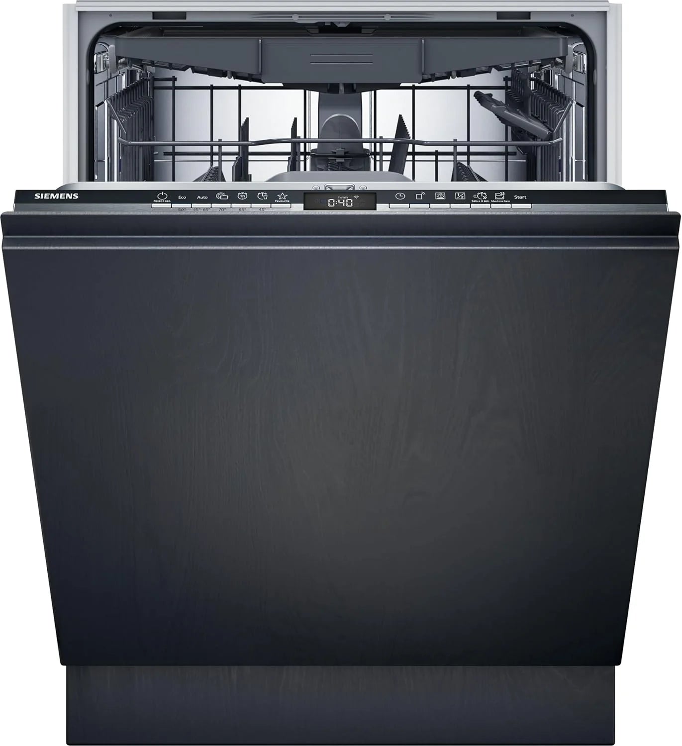 Siemens SN63EX06VE, iQ300 Smarter Geschirrspüler, Vollintegrierte Spülmaschine, 60 cm, Besteckschublade, Extra leise, varioSpeed, Automatische Türöffnung, Dreifach rackMatic, infoLight, intesiveZone