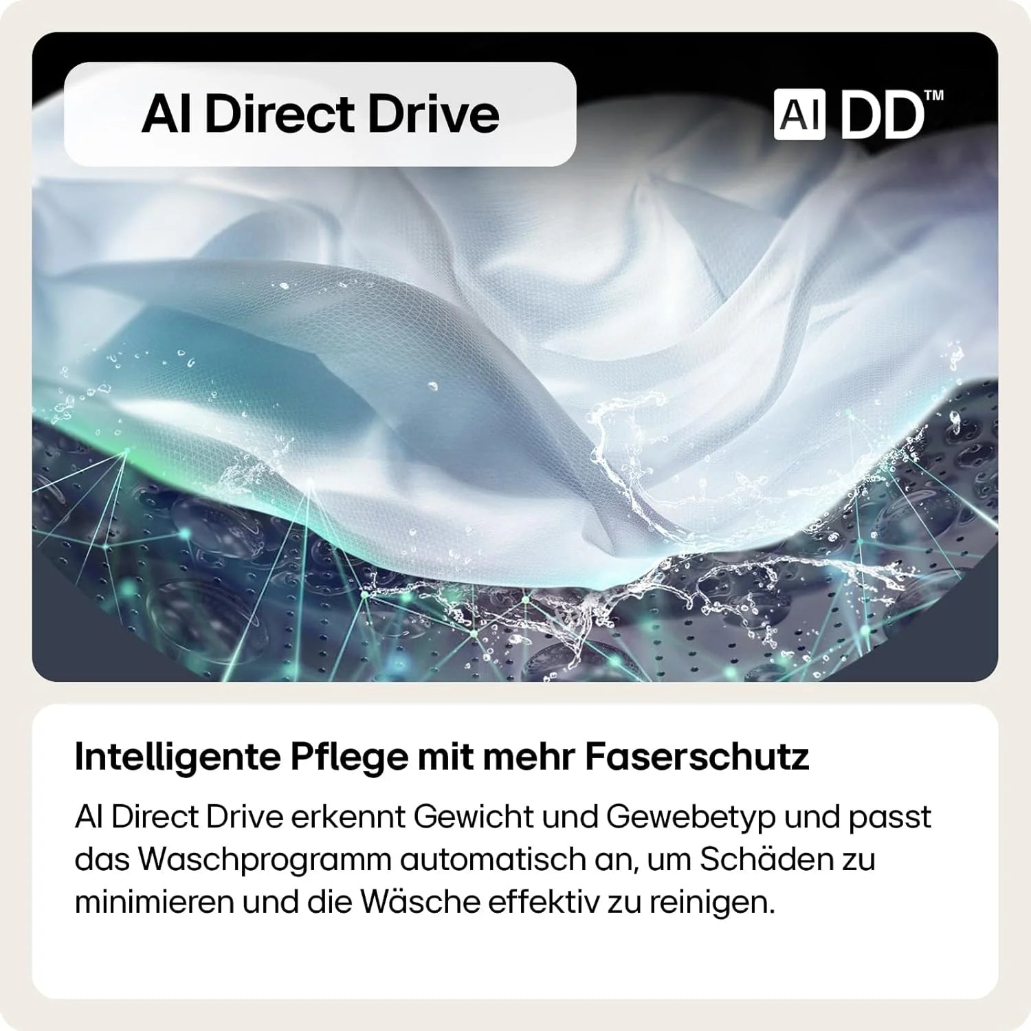 LG F4WV7080, Klasse A, Frontlader-Waschmaschine 8 kg, 1400 U/Min, AI Direct Drive, Wi-Fi, Tiefenreinigung mit Dampf, Groe Kapazitt, TRIPLE A, Auentür aus Sicherheitsglas, 62 x 60 x 85 cm  Wei