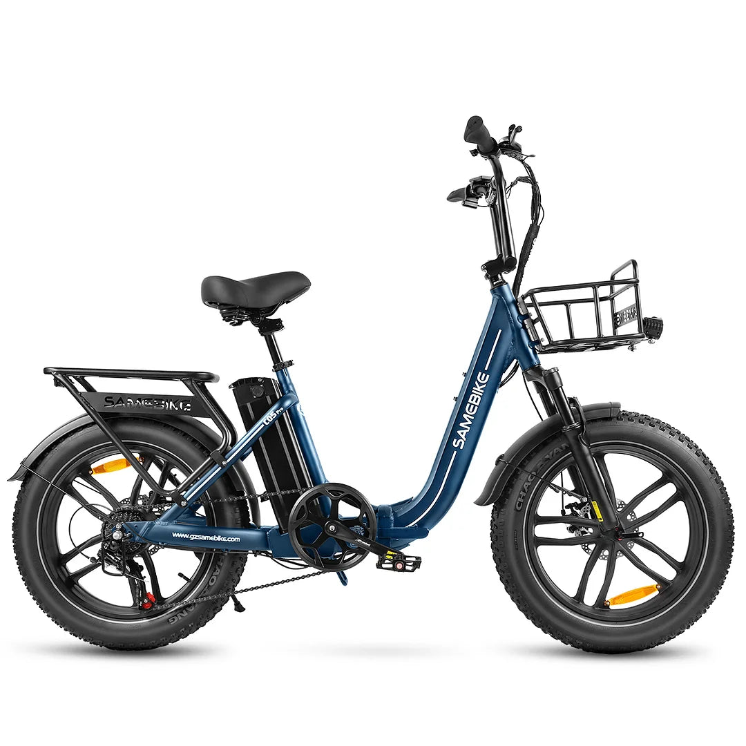 SAMEBIKE C05 Pro 36V 13Ah Akku 500W Motor Step-Through faltbares Fat Tire E-Bike