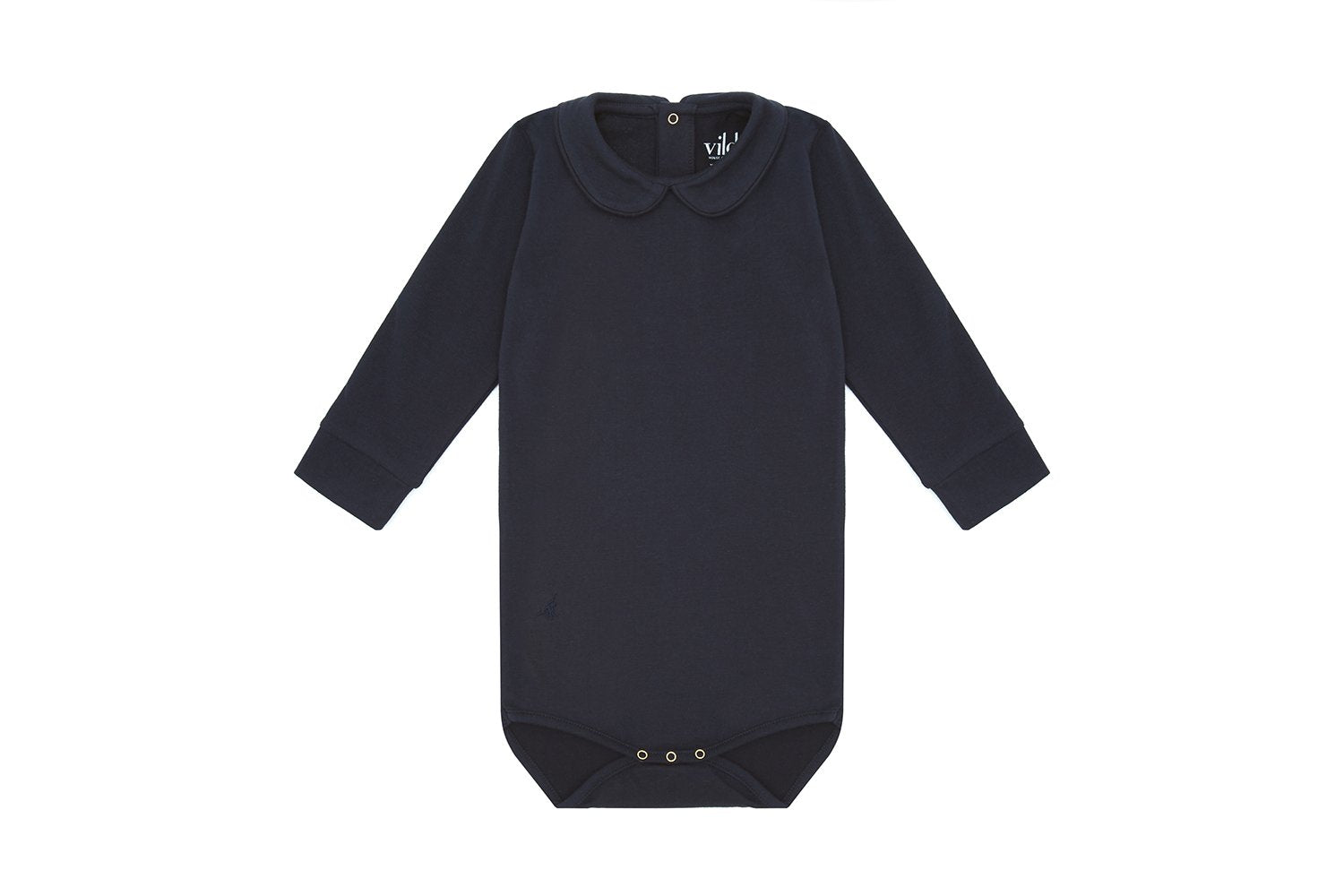 LS Organic Cotton Collared Bodysuit