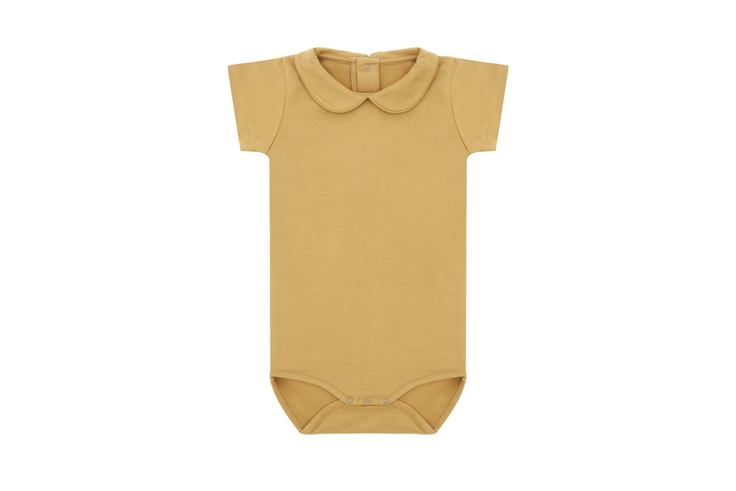 SS Organic Cotton Collared Bodysuit
