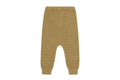 Organic Knit Trousers - Beige