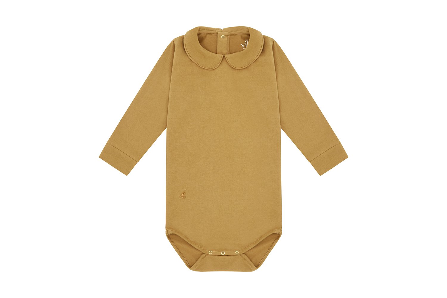 LS Organic Cotton Collared Bodysuit