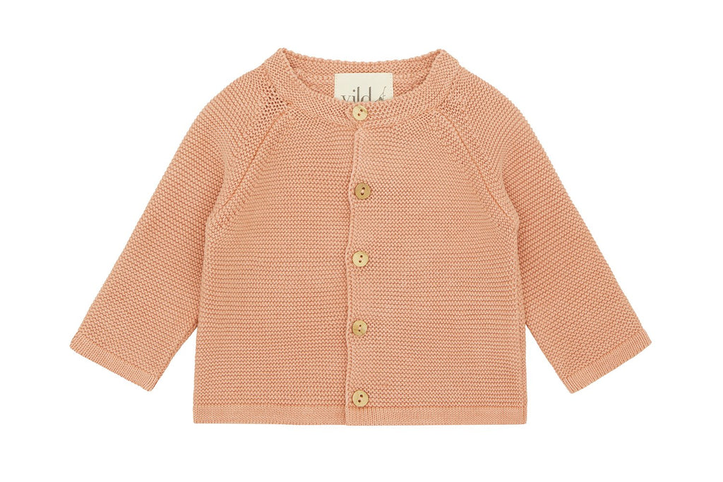Organic Knit Cardigan - Pink Quartz