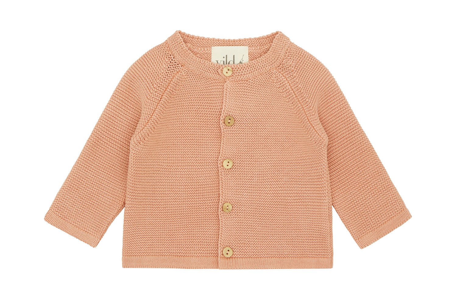 Organic Knit Cardigan - Pink Quartz