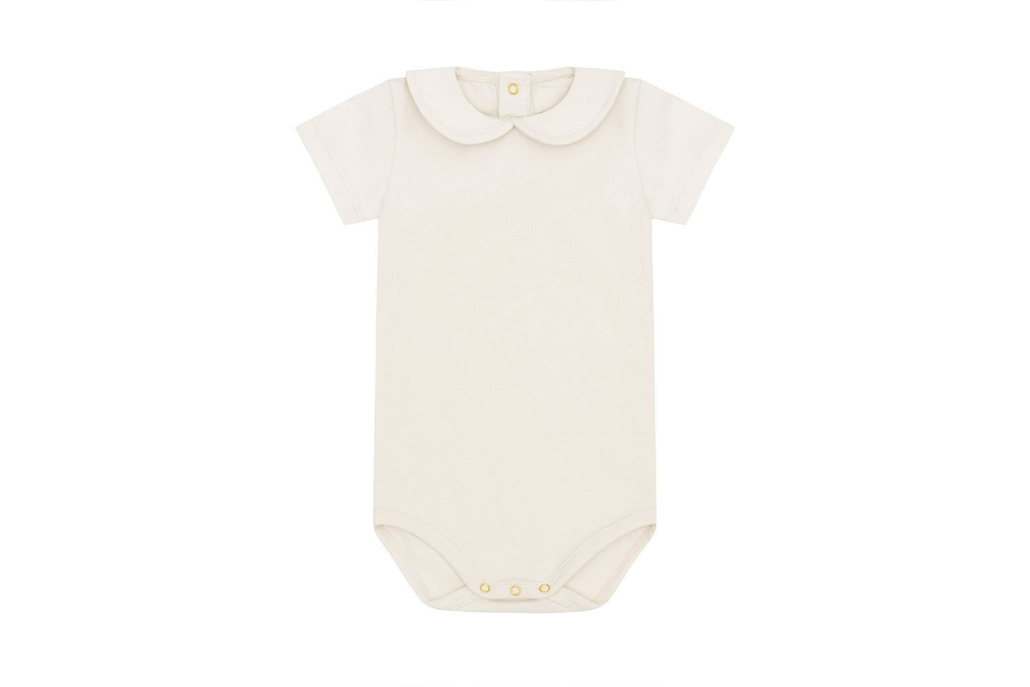 SS Organic Cotton Collared Bodysuit