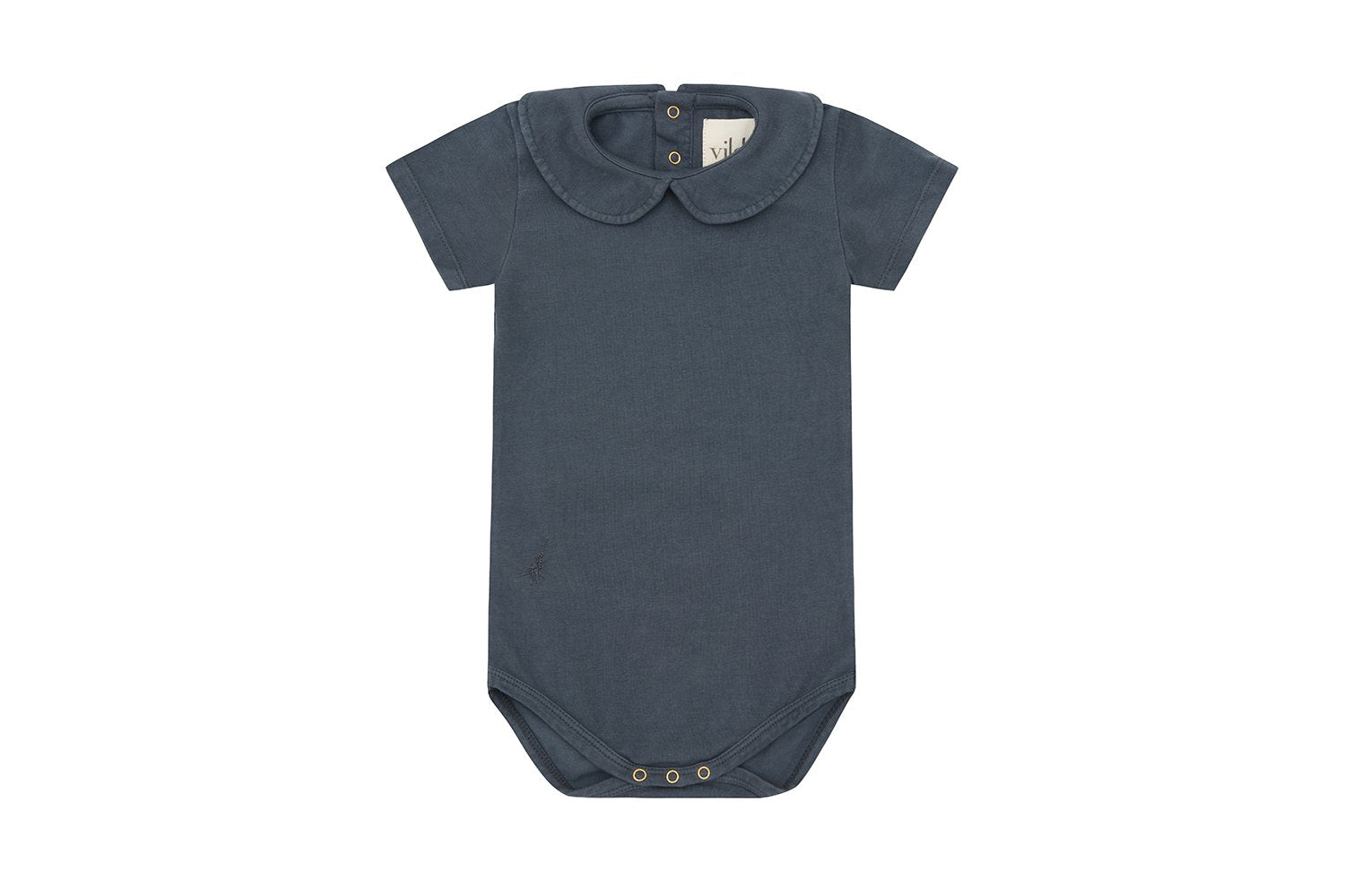 SS Organic Cotton Collared Bodysuit