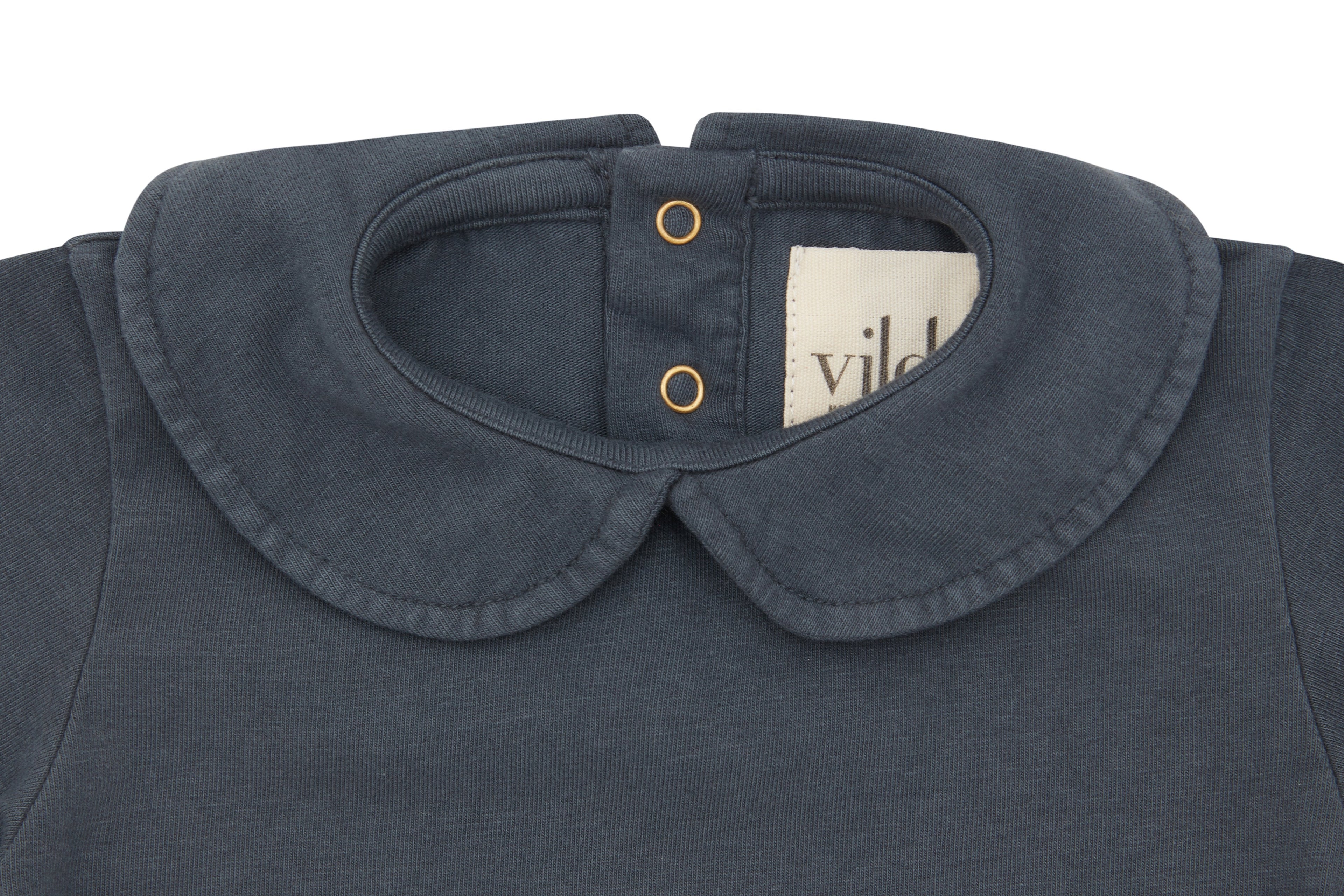 SS Organic Cotton Collared Bodysuit
