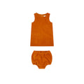 Velvet Dress & Bloomers Set