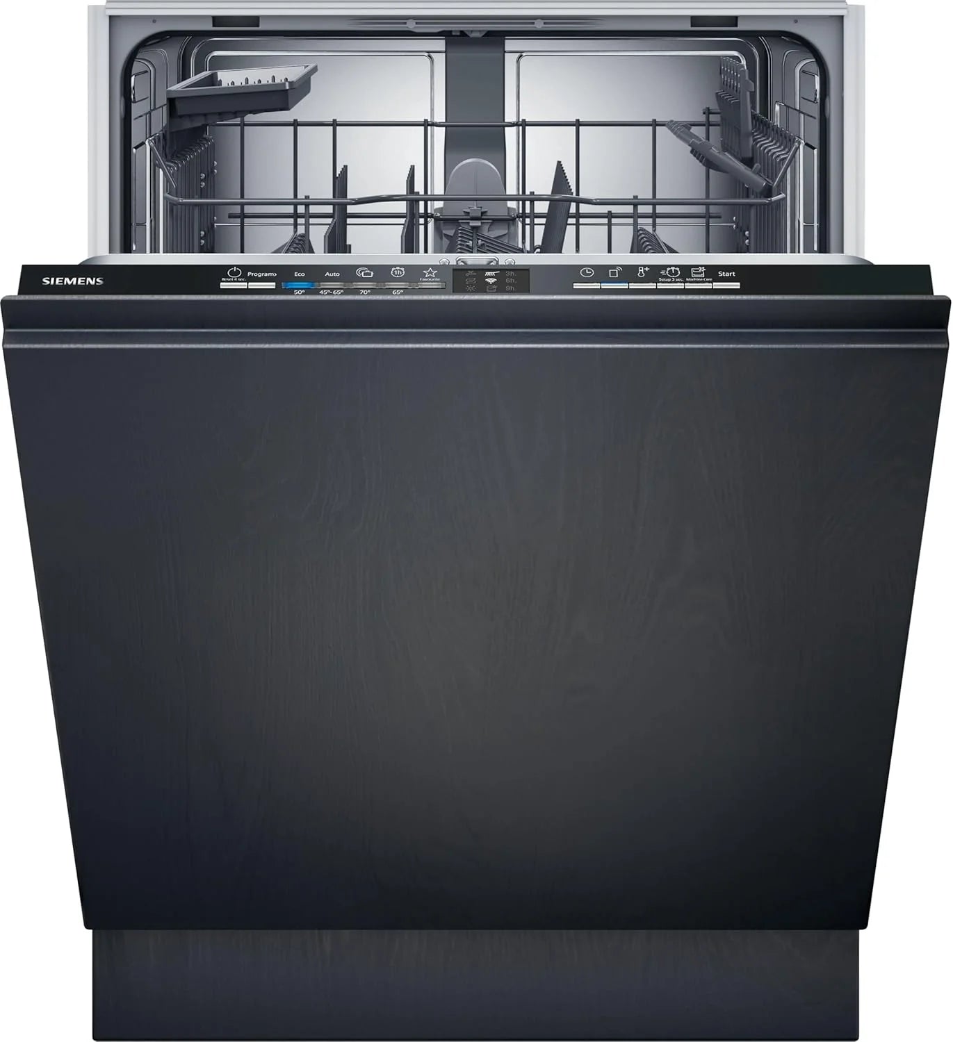 Siemens SN63EX06VE, iQ300 Smarter Geschirrspüler, Vollintegrierte Spülmaschine, 60 cm, Besteckschublade, Extra leise, varioSpeed, Automatische Türöffnung, Dreifach rackMatic, infoLight, intesiveZone